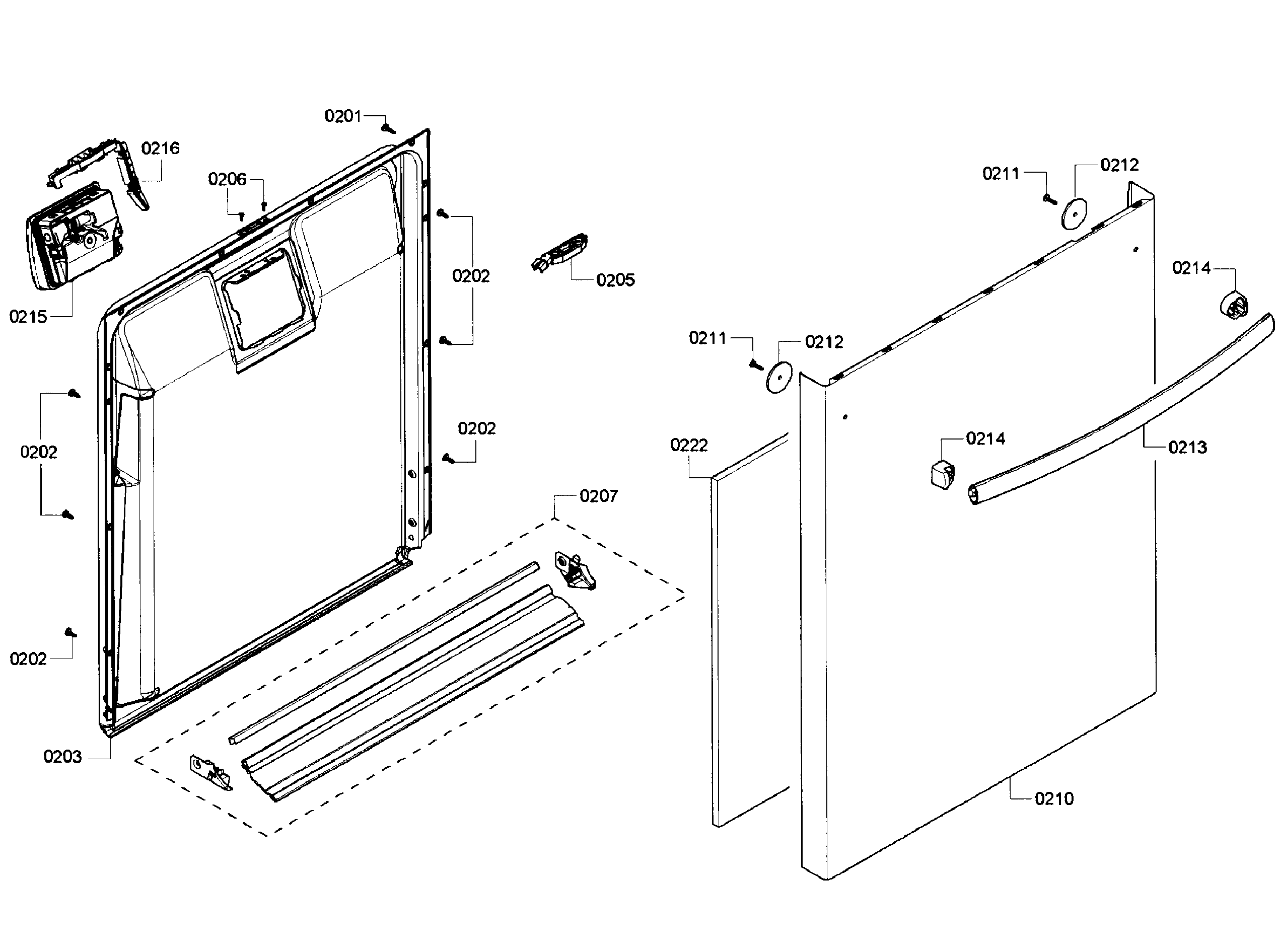 Door section