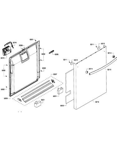 Door section