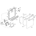 Bosch SHX5AV55UC/22 door section diagram