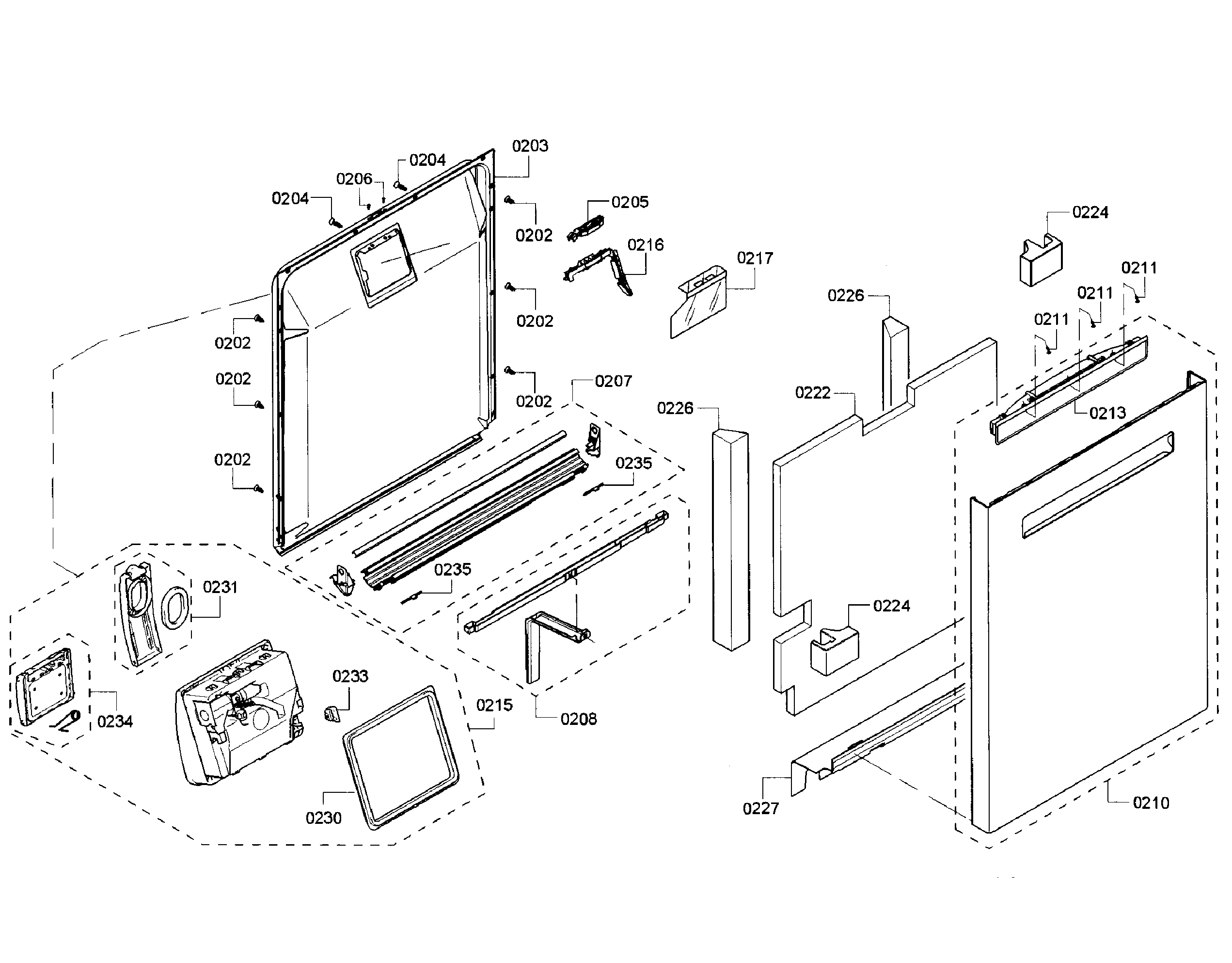 Door section