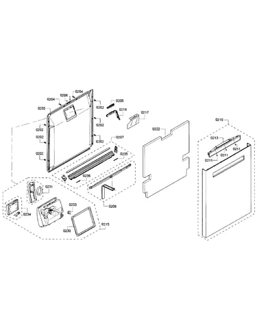Door section