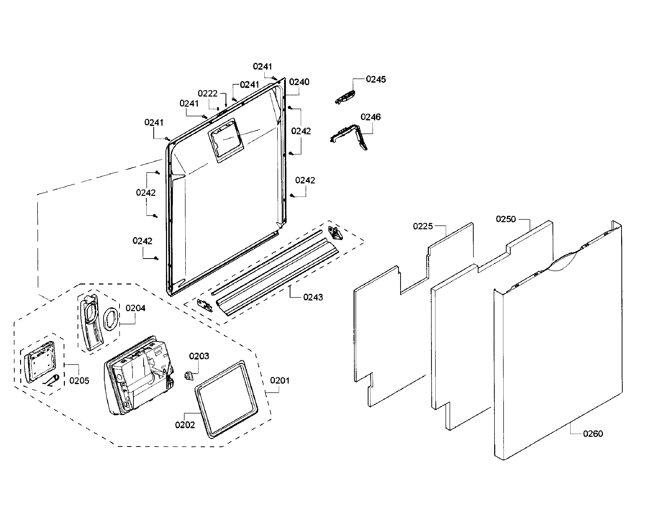 Door section