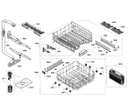 Bosch SHS5AV56UC/22 baskets diagram