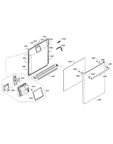 Door section