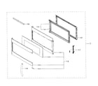 Samsung MC17F808KDT/AA-01 door section diagram