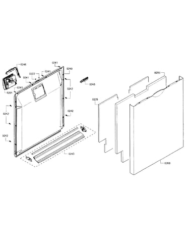 Door section