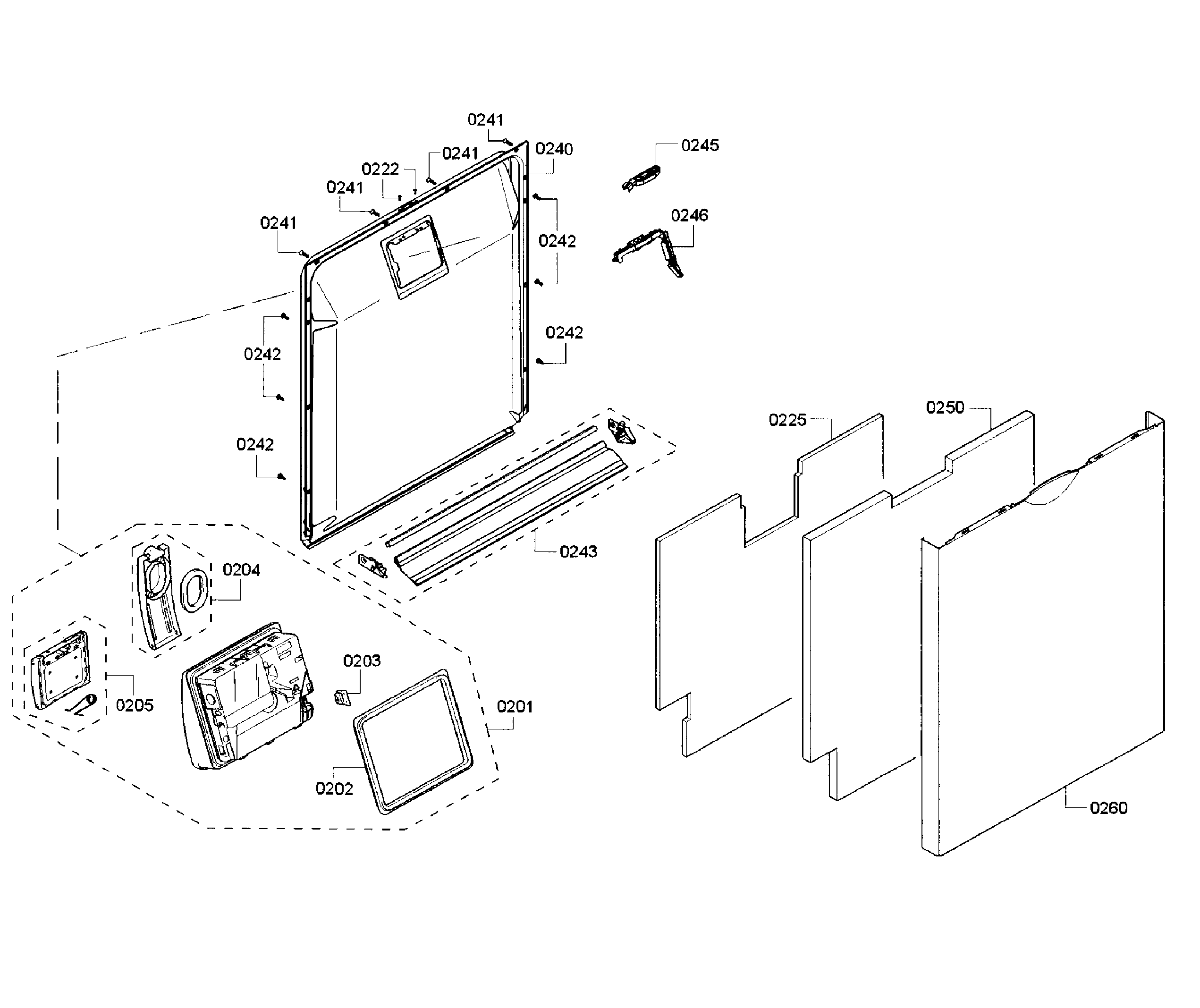 Door section