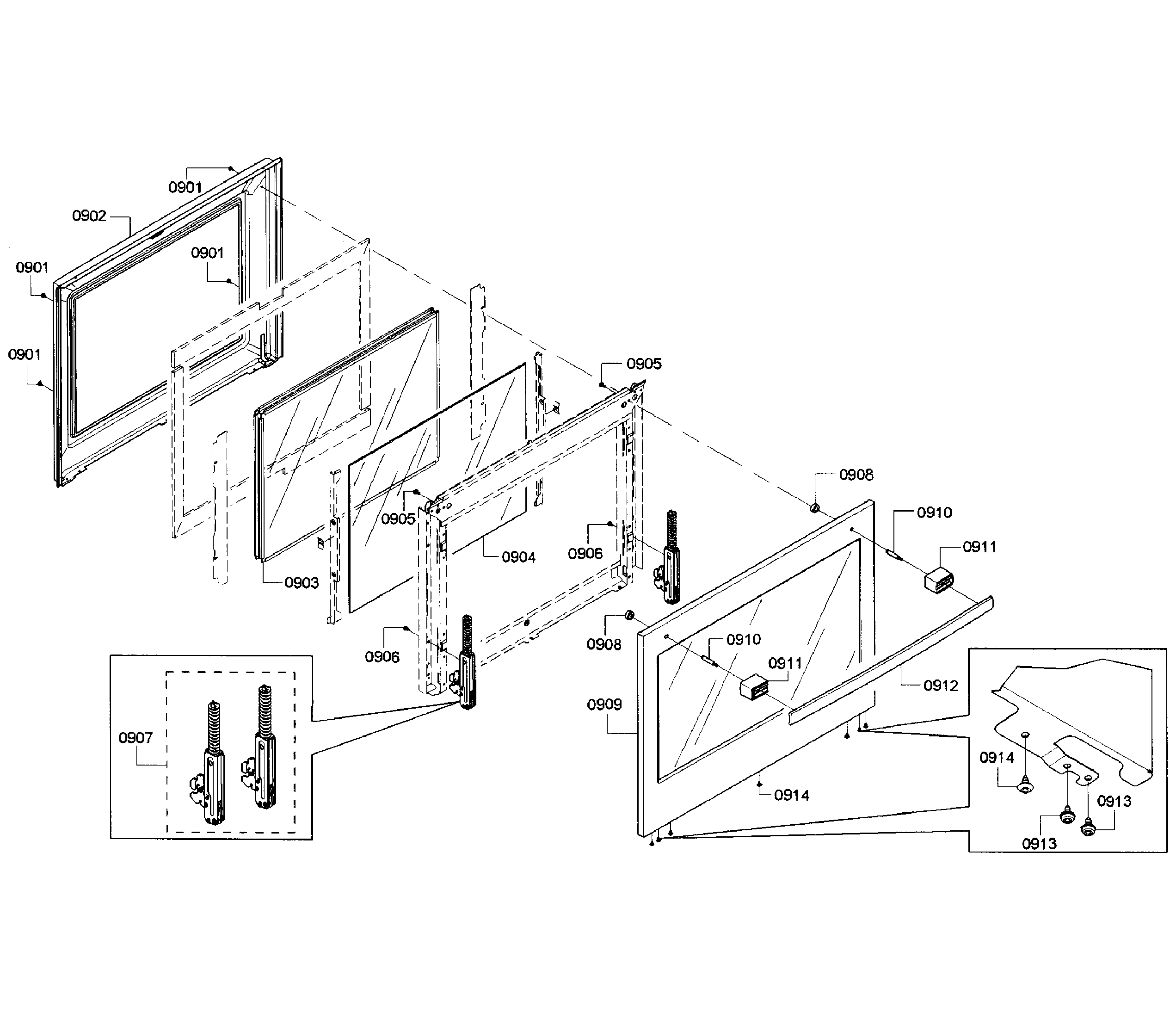 Door section