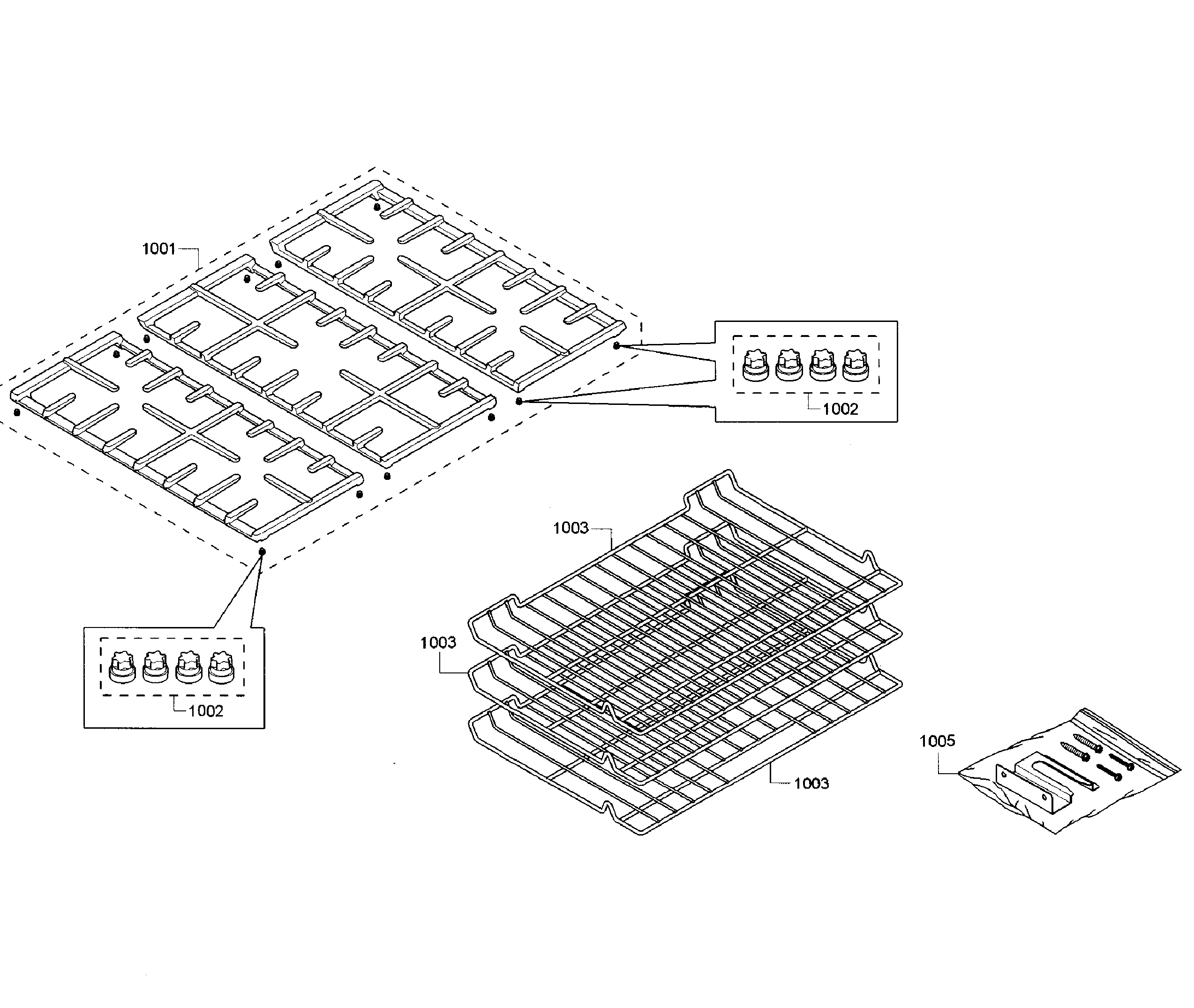 Shelfs/grates