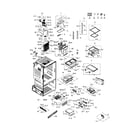 Samsung RF263TEAESG/AA-00 fridge diagram