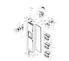 Samsung RS267TDRS/XAA-01 freezer door diagram