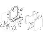 Bosch SHE7PT52UC/02 door section diagram