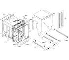 Bosch SHE7PT52UC/02 cabinet section diagram