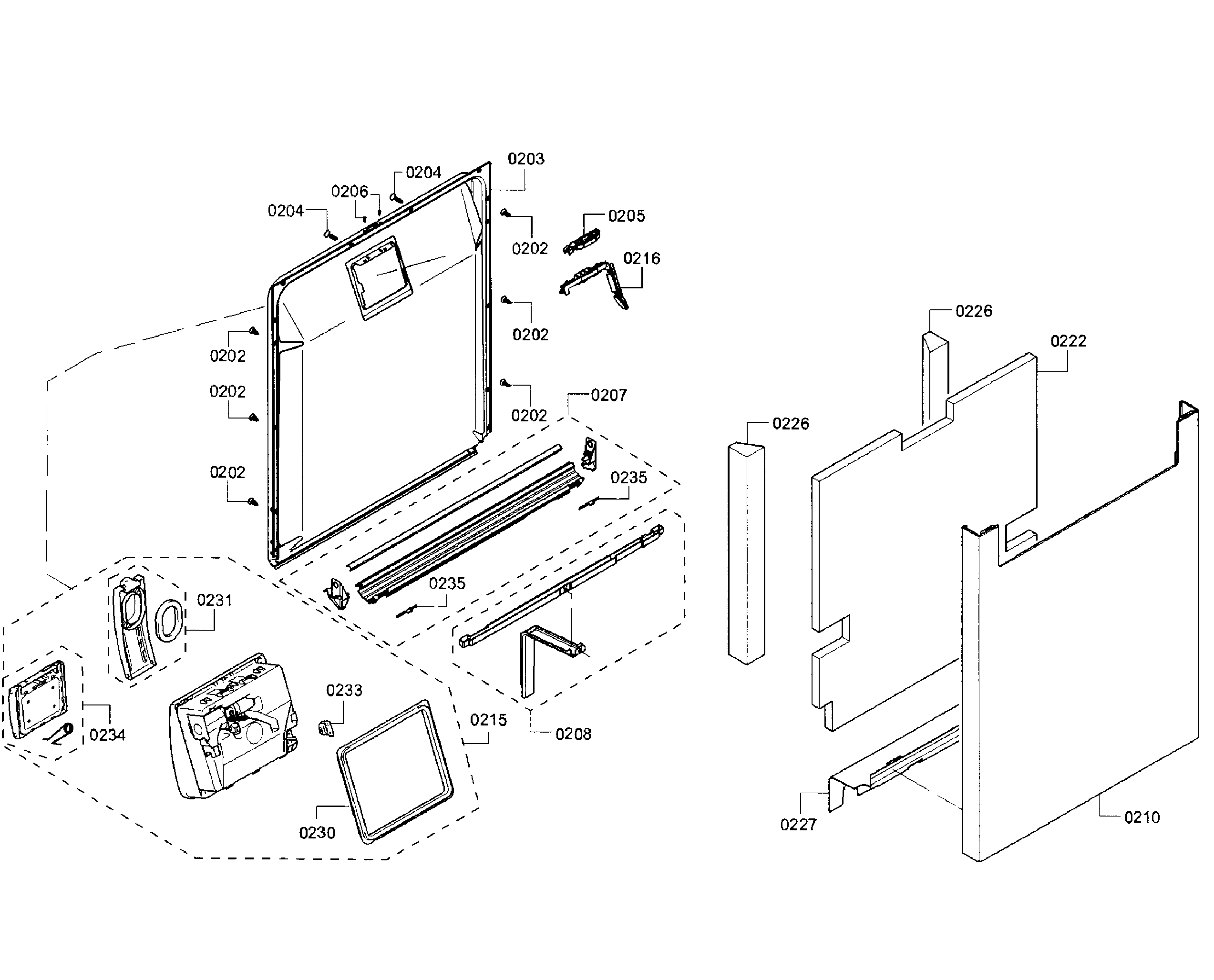 Door section