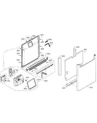 Door section
