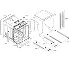 Bosch SHE7PT55UC/07 cabinet section diagram