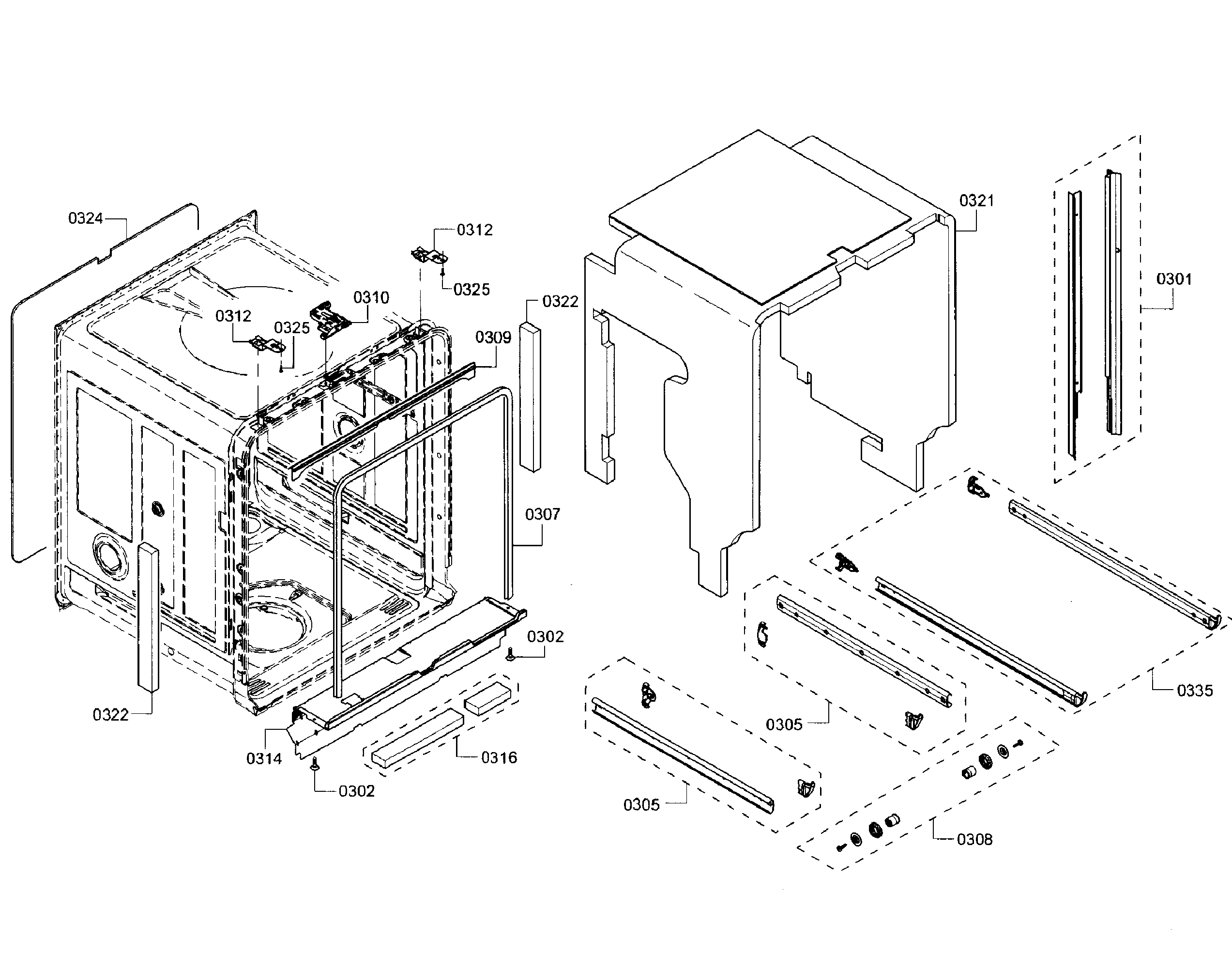 Cabinet section