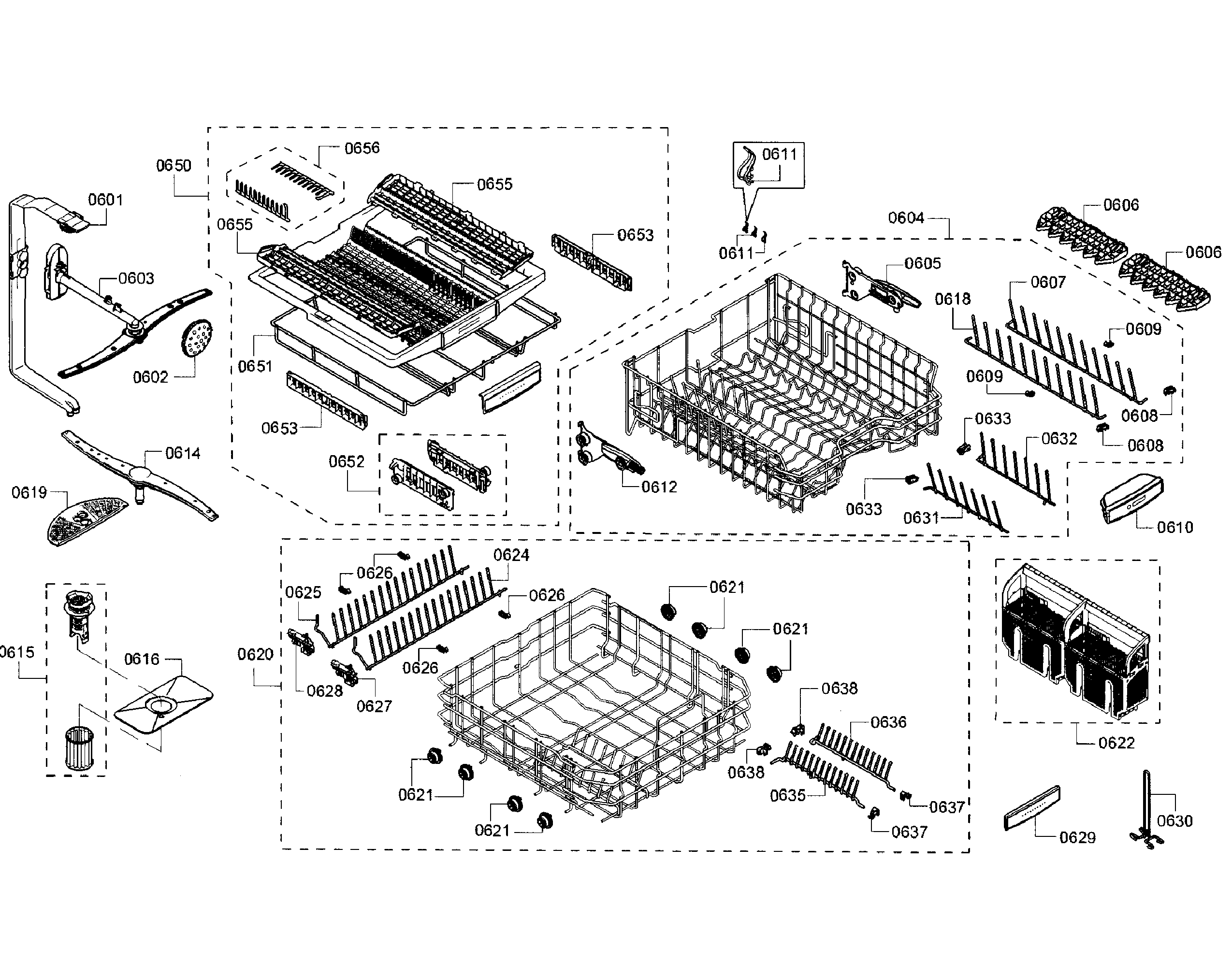 Racks section