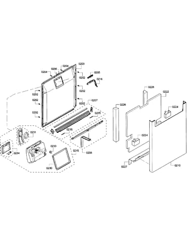 Door section