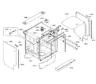 Bosch SHE9PT55UC/A5 cabinet section diagram