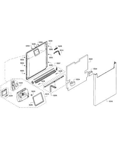 Door section