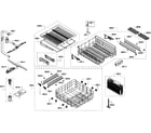 Bosch SHE68T56UC/07 racks section diagram