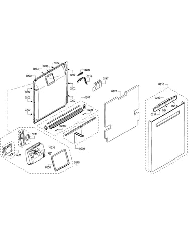 Door section