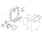 Bosch SHX5AV52UC/22 door section diagram