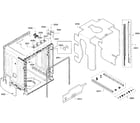 Bosch SHX5AV52UC/22 cabinet section diagram