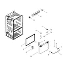 Samsung RF268ABBP/XAA-00 freezer door diagram