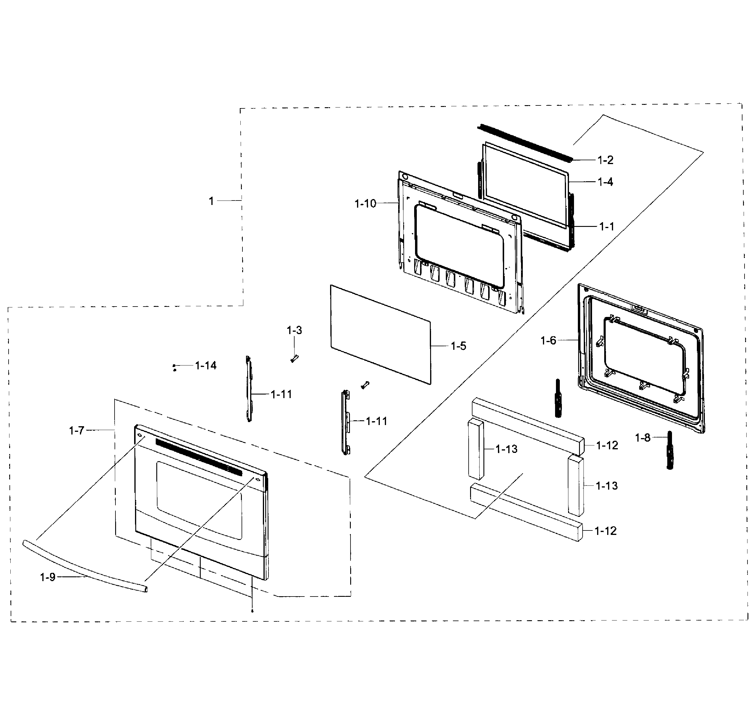 Door section