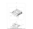 Samsung NE59J3420SW/AA-04 drawer section diagram