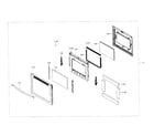 Samsung NE59J7650WS/AA-02 door section diagram