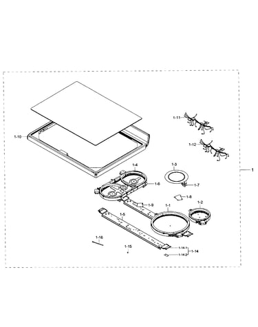 Cooktop section