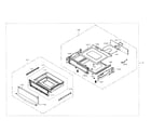 Samsung NE59J7650WS/AA-03 drawer section diagram