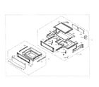 Samsung NE59J7750WS/AA-01 drawer section diagram