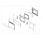 Samsung NE59J7750WS/AA-02 door section diagram