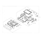 Samsung NE59J7750WS/AA-03 drawer section diagram