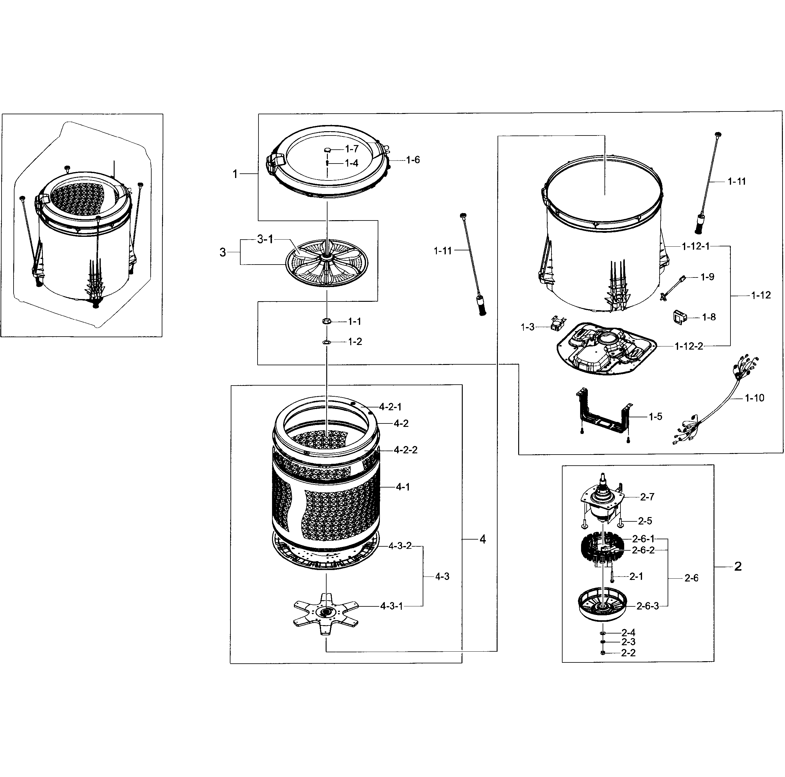 Tub section