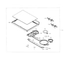 Samsung NE59J7850WS/AA-01 cooktop section diagram