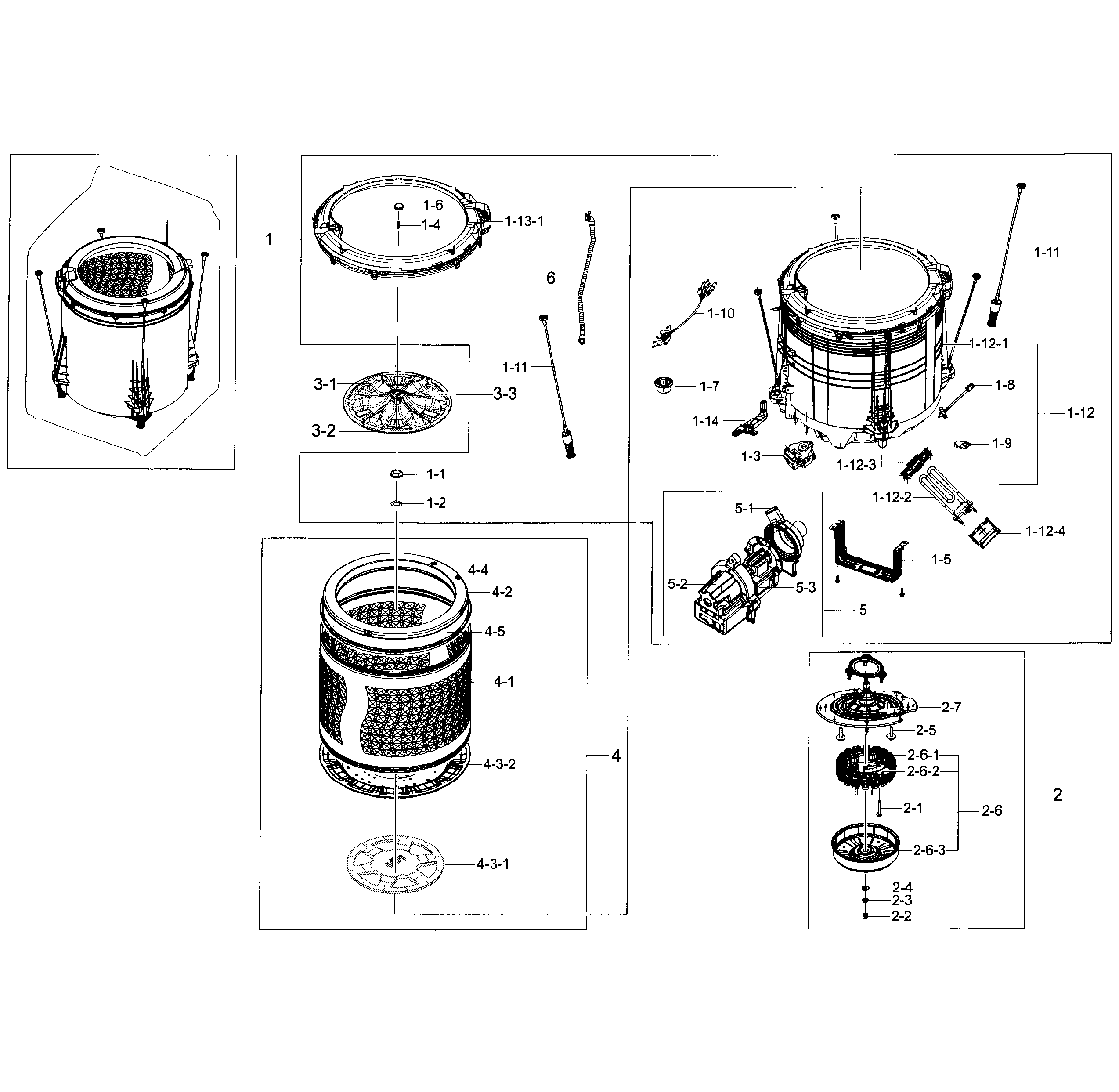 Tub parts