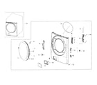 Samsung WF56H9100AG/A2-01 front-door diagram