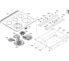 Bosch HEIP054U/03 cooktop diagram