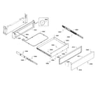Bosch HEIP054U/03 drawer diagram