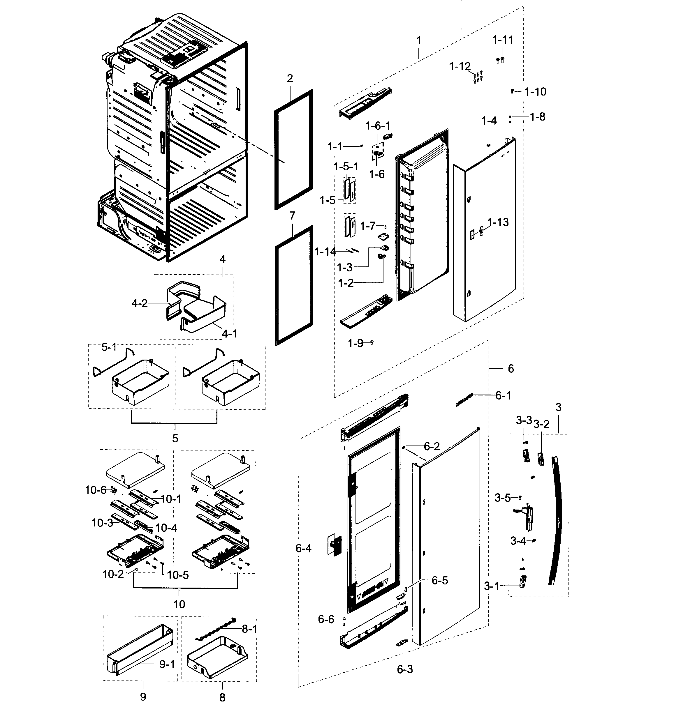Fridge door r