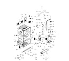 Samsung RF28HFEDBSR/AA-07 cabinet diagram