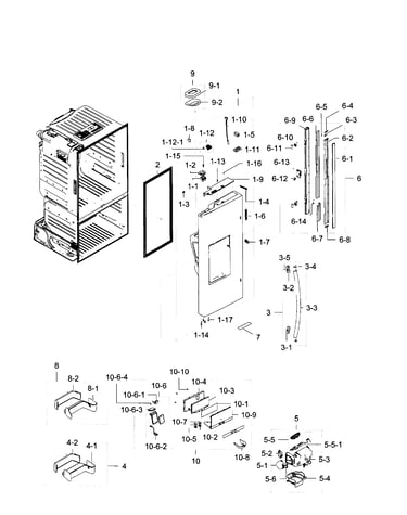Fridge door l
