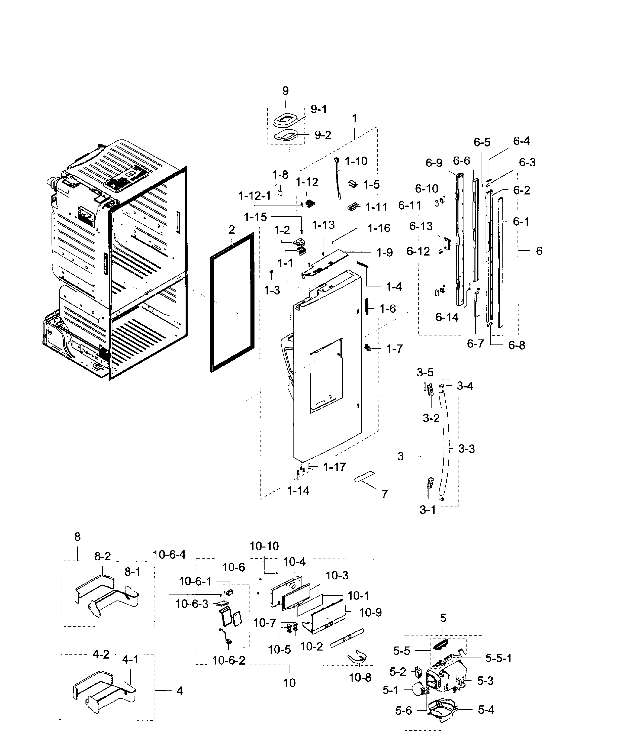 Fridge door l