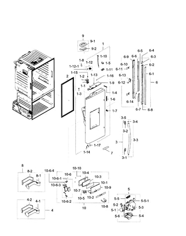 Fridge door l