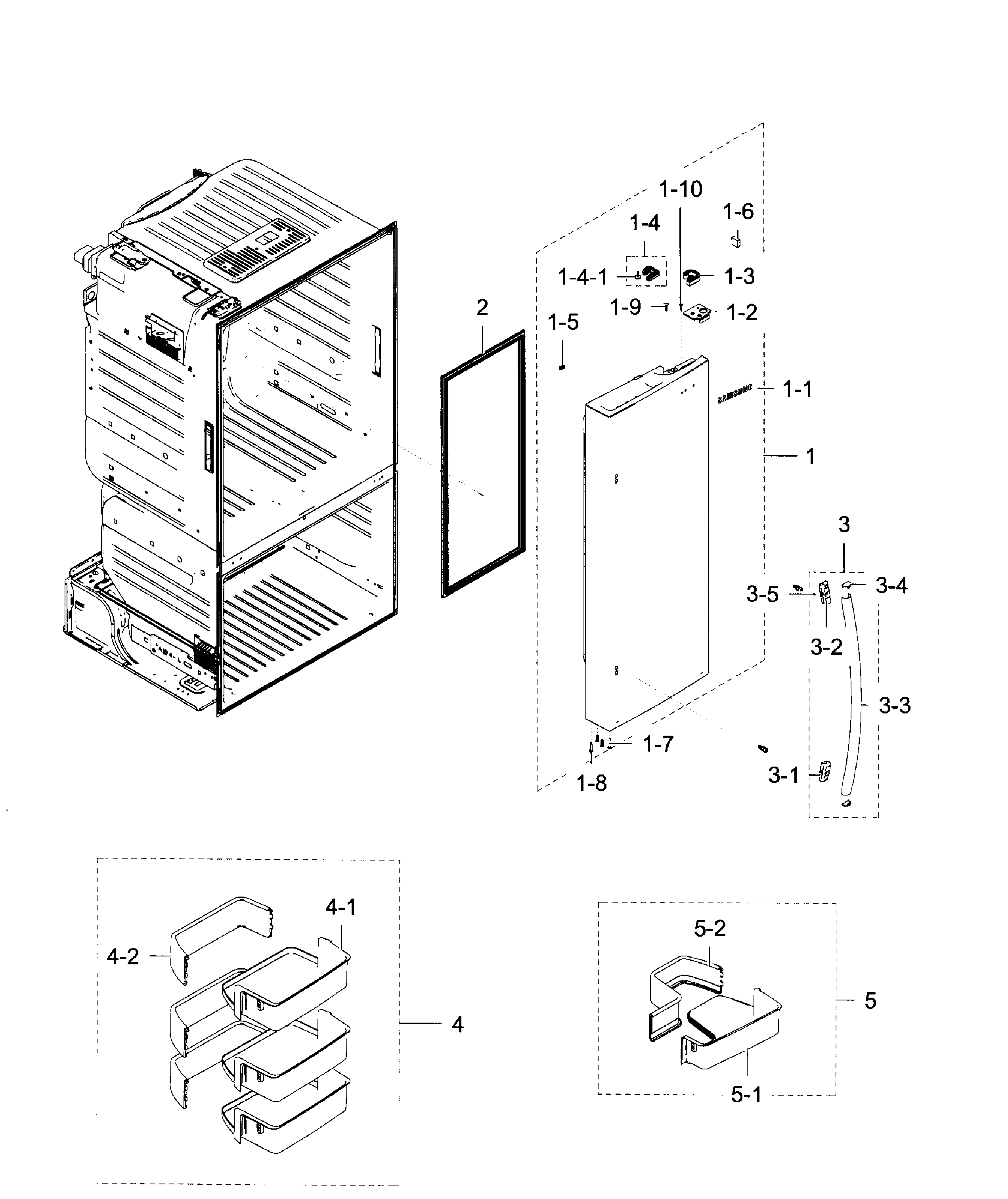 Fridge door r
